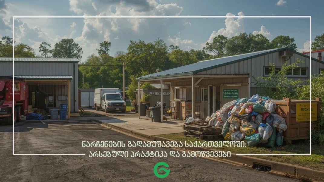 ნარჩენების გადამუშავება საქართველოში: არსებული პრაქტიკა და გამოწვევები